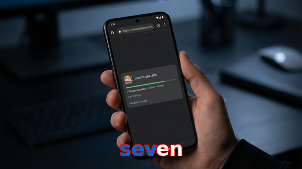 Main screen of Seven apk page for PK players