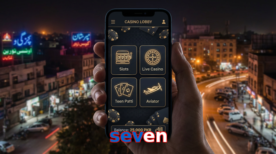 Main screen of Seven app page for PK players
