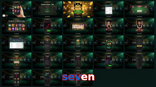 Main screen of Seven bet page for PK players