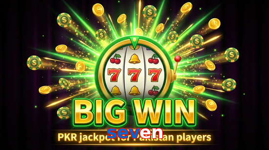 Big win animation on Seven slot game